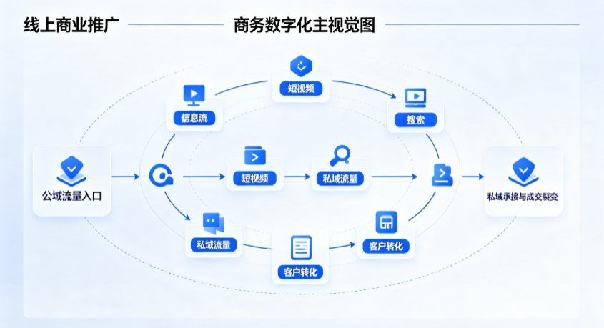 运河区线上商业推广怎么做？全域流量闭环搭建与低成本转化实战指南